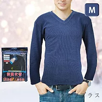 男仿羊絨V領厚保暖衣─K199─2件 M