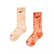 Nike EveryDay Plus Cush Crew 紮染長襪 橘黃 DM3407─906 XL 橘黃