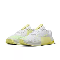 NIKE W METCON 9 女訓練鞋─白綠─DZ2537106 US6.5 白色