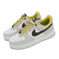 Nike 休閒鞋 Air Force 1 07 PRM 男鞋 白 黃 帆布 AF1 街頭 復古 經典 運動鞋 FV3628─031