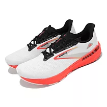 Brooks 競速跑鞋 Launch GTS 10 男鞋 灰 橘 發射 編織鞋面 透氣 支撐 路跑 運動鞋 1104101D410