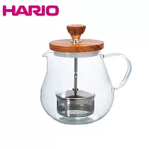 HARIO 橄欖木濾壓茶壺 700ml TEO─70─OV