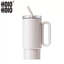 【HOLOHOLO】ROME CUP 大容量吸管保溫羅馬杯(1000ml/4色) 米白色