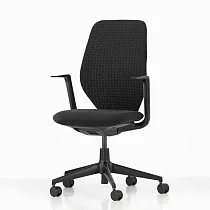 Vitra ACX Soft 人體工學辦公椅 (午夜黑布料)
