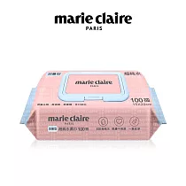 【ONEDER 旺達棉品】Marie Claire 美麗佳人EDI超純水迷你濕巾(8抽x8包) 加蓋濕巾(100抽)─ 加蓋濕巾(100抽) MC─DR100