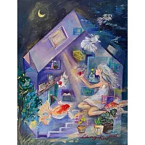 【玲廊滿藝】果醬─夢女孩—治·癒27x35cm