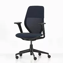 Vitra ACX Mesh 人體工學辦公椅 (藏青藍布料)
