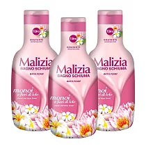 Malizia 香氛沐浴乳1000mlx3入(義大利原裝進口) 雞蛋花&蓮花