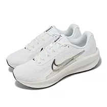 Nike 慢跑鞋 Downshifter 13 白 銀 黑 女鞋 基本款 運動鞋 FD6476─100