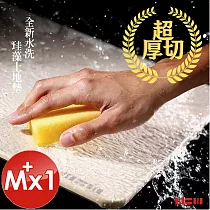 【MBM】台灣製12mm水洗式珪藻土地墊─M+號