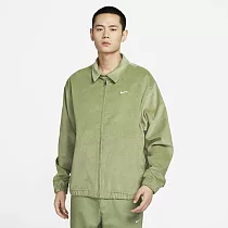 NIKE AS M NL HARRINGTON JACKET CORD 男燈芯絨外套─綠─DX9071386 XL 綠色