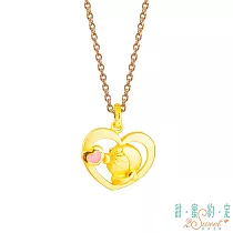甜蜜約定 Doraemon 甜蜜蜜哆啦A夢黃金墜子 送項鍊 送白鋼項鍊