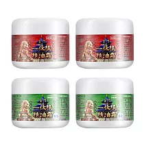 永騰國際 MIT金門一條根精油按摩霜100gx4罐(溫熱/涼感) 溫熱x2+超涼x2