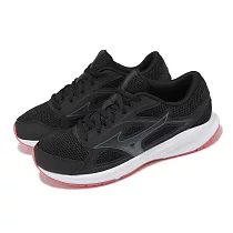 Mizuno 慢跑鞋 Spark 9 女鞋 黑 灰 粉 入門款 輕量 透氣 運動鞋 美津濃 K1GA2404─21