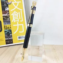 【DT&CREATION】 龍行天下后冠鋼筆 黑/金
