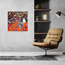 【御畫房】民俗系列一 國家一級畫師手繪油畫80×80cm VF─182 (客製商品)