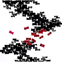 【玲廊滿藝】蕭志中─聚力 · 牆破40x40cm