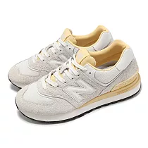New Balance 休閒鞋 574 Legacy 男鞋 女鞋 灰 黃 麂皮 經典 情侶鞋 NB U574LGWM─D