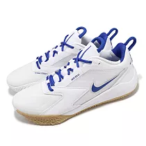 Nike 排球鞋 Air Zoom HyperAce 3 男鞋 女鞋 白 藍 室內運動 運動鞋 FQ7074─106