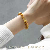 【Crystal Power 克里斯能量水晶】黃金貓眼能量水晶手鍊 S