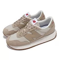 New Balance 休閒鞋 237 男鞋 女鞋 海鹽 月岩灰 麂皮 拼接 緩衝 情侶鞋 NB MS237CG─D