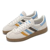 adidas 休閒鞋 Handball Spezial W 女鞋 米白 藍 黃 麂皮 復古 愛迪達 IG1975