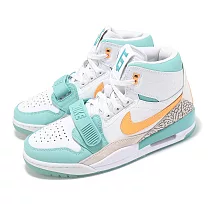 Nike 休閒鞋 Air Jordan Legacy 312 Jade 男鞋 白 翡翠綠 爆裂紋 氣墊 喬丹 FV3625─181