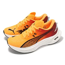 Puma 慢跑鞋 Deviate Nitro 3 Wns 女鞋 橘 黃 氮氣中底 碳板 輕量 運動鞋 31047501
