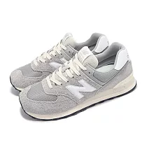 New Balance 休閒鞋 574 男鞋 女鞋 樸素灰 白 復古 情侶鞋 NB U574RBL─D