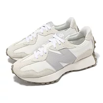 New Balance 休閒鞋 327 女鞋 海鹽 典雅灰 麂皮 絨布 復古 NB WS327KE─B