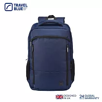 【Travel Blue 藍旅】城市探索款 商務後背包─黑/海軍藍/灰 筆電包/防水電腦包/大容量背包 TB3120 海軍藍
