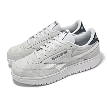 Reebok 休閒鞋 Club C Double Revenge 女鞋 男鞋 灰藍 復古 厚底 100033104