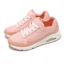 Skechers x DC 休閒鞋 UNO─Justice League 女鞋 粉 白 聯名 氣墊 緩衝 800018PINK