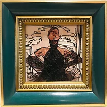 【玲廊滿藝】雷莎夏─玻璃假面 II9x9cm