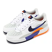 Nike 休閒鞋 Air Force 1 LV8 2 GS 大童 女鞋 白 藍 AF1 FN4730─002