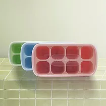 繽塊底軟壓製冰盒─8格─6入