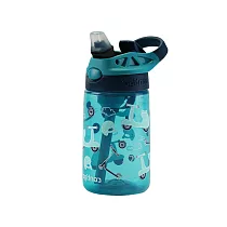 【美國Contigo】兒童吸管瓶 414ml─(貓咪/獨角獸/摩托車/狐狸) 摩托車