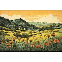 【LAVOD 線上藝廊】藝術微噴油畫 50X70CM 無框畫 風景油畫 藝術掛畫 | 客廳掛畫 landscape 4