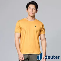 【deuter 德國】男款吸濕排汗輕薄短袖T恤DE─T2401M*─ XL 棕黃