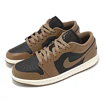 Nike 休閒鞋 Wmns Air Jordan 1 Low 女鞋 男鞋 棕 黑 AJ1 低筒 喬丹 DC0774─021