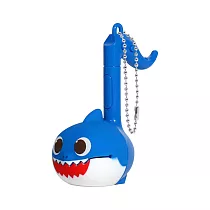 【Teamson】日本Otamatone造型彈奏樂器玩具組─鯊魚爸爸(小型藍色)