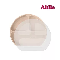abiie 蛙式三餐─吸盤式附蓋矽膠餐盤 (木瓜牛奶)