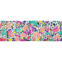 【玲廊滿藝】熊妤─生成式美術館系列─春天來了53x164cm
