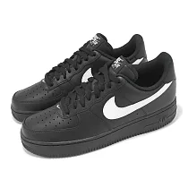 Nike 休閒鞋 Air Force 1 07 男鞋 女鞋 黑 白 AF1 經典 情侶鞋 FZ0627─010