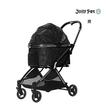 Jolly Pet Diamond Q 寵物推車 自動收折 黑
