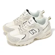 New Balance 休閒鞋 530 中童 寬楦 鏡灰 月亮灰 小朋友 復古 拼接 運動鞋 NB PZ530CT─W