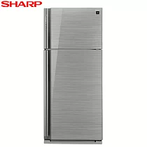 SHARP夏普583公升SJ─GD58V─SL變頻雙門玻璃冰箱