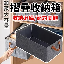 【整理師】窄縫整理收納箱 3入組 可折疊 拉手設計 承重強