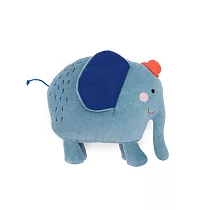 【安垛小姐】法國 Moulin Roty 袖珍動物系列_ 戴帽子的大象