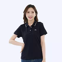 【遊遍天下】MIT台灣製男女款抗UV防曬速乾吸濕排汗短袖POLO衫 (GS1051) 5XL 丈青